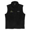 mens columbia fleece vest black front 63d67a30bd86d