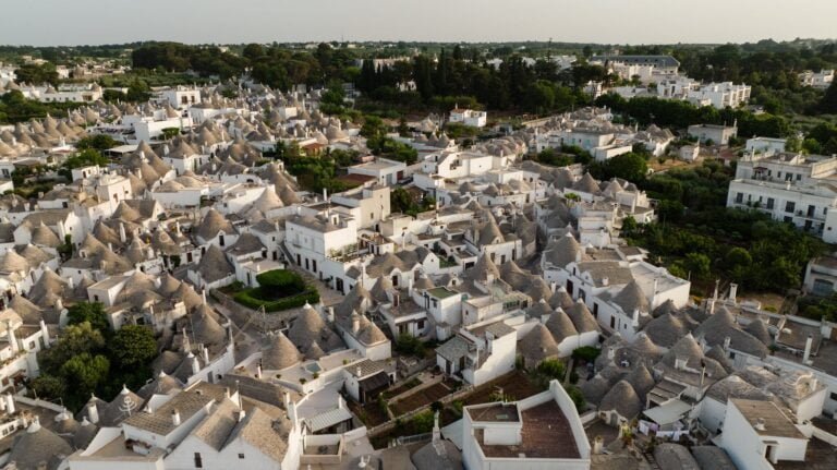 cityscape of alberobello italy